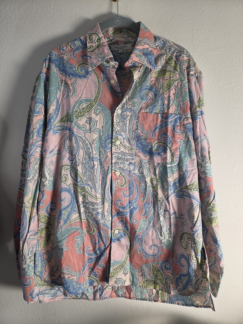 Alex Cannon Multicolor Paisley Long-Sleeve Button-Down Shirt
